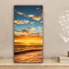 MuchoWow® - Leinwandbilder - Strand - Sonnenuntergang - Produktbild-Vorschau 2