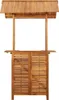 vidaXL Tavolo bar da esterno con tetto 113x106x217 cm in Anteprima dell’immagine prodotto 4