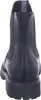 A rear view of a black Chelsea boot. Voir les images du produit