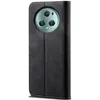 A black flip-style phone case is shown against a white background. Produktbild-Vorschau