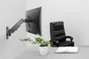 Universal Single Monitorhalter mit Gasdruckfeder (schwarz) Produktbild-Vorschau 2