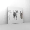 Bild auf Leinwand - Leinwandbild - Katzen Tiere Kinder Produktbild-Vorschau 4