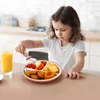 Set mit 3 Edelstahl-Babytellern mit Saugnapf Produktbild-Vorschau 2