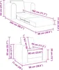 Boden Schlafsofa 2-in-1 Blau 98x71x83 cm, Schlafsofas Produktbild-Vorschau 11