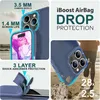 Custodia ibrida per iPhone 15 Pro Frosted Case Bordo Anteprima dell’immagine prodotto 2