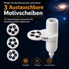 2-in-1 Galaxy Projector Nachtlicht, USB Plug & Play, 15 Produktbild-Vorschau 2