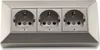 ChiliTec Steckdosenblock 3-fach 230V silber Produktbild-Vorschau 8