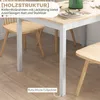 HOMCOM Esstisch, 120 x 75 cm Küchentisch mit Landhaus-Stil Produktbild-Vorschau 5