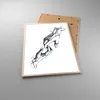 Gerahmtes Poster - Rahmen in heller Eiche - Surrealismus Produktbild-Vorschau 3