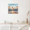 Wanduhr aus Glas mit Motiv Strand Sonnenuntergang- 30 x 30 Produktbild-Vorschau 3