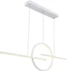 Globo Lighting Hängeleuchte Metall weiß, LED Produktbild-Vorschau 1