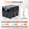 COSTWAY Dieseltank 180L tragbar mit 12V Pumpe, Tankanlage Produktbild-Vorschau 2
