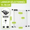 Barrière bébé extra plate sans seuil – Sans perçage – Merle Voir les images du produit 2