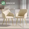2er Set Polsterstühle mit quadratischen Ziernähten LUXANO Produktbild-Vorschau 10