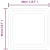 specchio da bagno vidaXL LED 40x40 cm Anteprima dell’immagine prodotto 4
