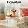 Mica Decorations Seatle Okrągły stolik pomocniczy do użytku Podgląd zdjęcia produktu 4