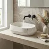 Aufsatzwaschbecken Rea Zoe Marlo Beige, Steinimitation Produktbild-Vorschau 2