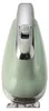 A top-down view of a green hand mixer. Voir les images du produit
