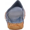 Gemini Damen Pantolette Clog Leder Keilabsatz Korkoptik Produktbild-Vorschau 8