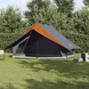vidaXL Familienzelt mit Dach Grau und Orange 315 x 286 x Produktbild-Vorschau 2