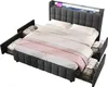 MODFU Polsterbetten 180 x 200 cm, Funktionsbett Doppelbett Produktbild-Vorschau 7