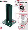 KOTARBAU® 4er Set Pfostenträger für Zaunpfosten 60x40 mm Produktbild-Vorschau 5