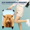 MuchoWow® Koffer Handgepäck Trolley Rollkoffer Kleine Produktbild-Vorschau 4