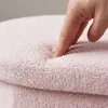 Panca Relaxdays, rivestita in tessuto tipo "teddy", con Anteprima dell’immagine prodotto 7