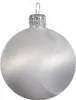 Weihnachtskugeln Glas 10cm mundgeblasen 4er Box - Weiß Produktbild-Vorschau 1