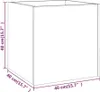 vidaXL Jardinière brune imitation chêne 40x40x40 cm bois Voir les images du produit 7