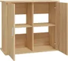 vidaXL Akvarijní stojan Sonoma dub 81 x 36 x 73 cm materiál Náhled obrázku produktu 6
