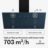 KlarsteinSleekAir okap kuchenny, A+++, 717 m³/h, sterowanie Podgląd zdjęcia produktu 5