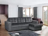 A sectional sofa is shown in a living room setting with large windows and curtains. Produktbild-Vorschau