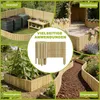 Clôture en bois FIVMEN à bordure roulée, 200 cm de long, 10 Voir les images du produit 8
