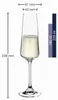 Verres à Champagne Leonardo Paladino - 220 ml - 6 pièces Voir les images du produit 6