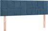Boxspringbett mit Matratze & LED Dunkelblau 140x190 cm Samt Produktbild-Vorschau 6