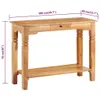 The Living Store Konsolentisch 100x40x76 cm Massivholz Produktbild-Vorschau 7