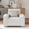 vidaXL Sessel Weiß 100x81x84 cm Kunstleder Produktbild-Vorschau 3