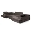 U-Form Ecksofa Magnum U Bronze mit Schlaffunktion und 2 Produktbild-Vorschau 8