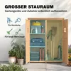 Outsunny Gartenschrank Holz Geräteschuppen Gerätehaus Produktbild-Vorschau 4
