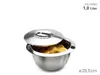 Weis 240205 Edelstahl Thermo Küchenschüssel Schüssel mit Produktbild-Vorschau 2
