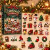 3D 24denní Vánoční Brick Ozdoba Adventní Kalendář 24 Náhled obrázku produktu 2
