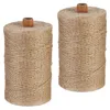 Relaxdays Juteschnur 1 mm, 2 Rollen Jutegarn je 500 m, Produktbild-Vorschau 8