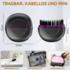 Mini Glättebürste Kabellos, USB-C Aufladbar, 3 Stufen, PTC Produktbild-Vorschau 6