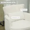 HOMCOM Sessel mit Rückenlehne, abgerundeten Armlehnen Produktbild-Vorschau 6