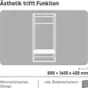 Natural Goods Berlin armadio a giorno QUADER - Appendiabiti Anteprima dell’immagine prodotto 2