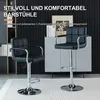 SevenComfort 2er Set Barhocker, Barstuhl, 360° drehbar Produktbild-Vorschau 2