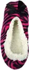 Damen-Slipper Hausschuhe mit Schleife - Zebra/Pink - 39-42 Produktbild-Vorschau 2