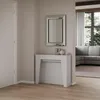 ITAMOBY - Console Extensible 90x25/211 cm Anea frêne blanc Voir les images du produit 9