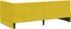 vidaXL Rohový rám postele s čelom žltý 90 cm x 190 cm zamat Náhľad obrázku produktu 7